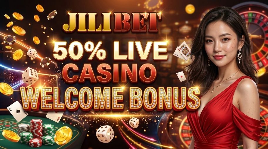 50% Live Casino Welcome Bonus